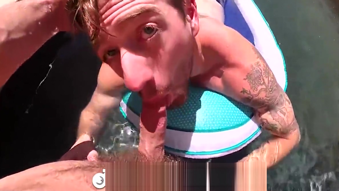 MenPOV Pool massage leads to big dick FUCK