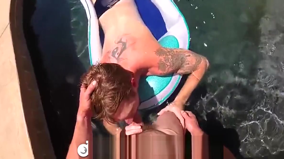MenPOV Pool massage leads to big dick FUCK