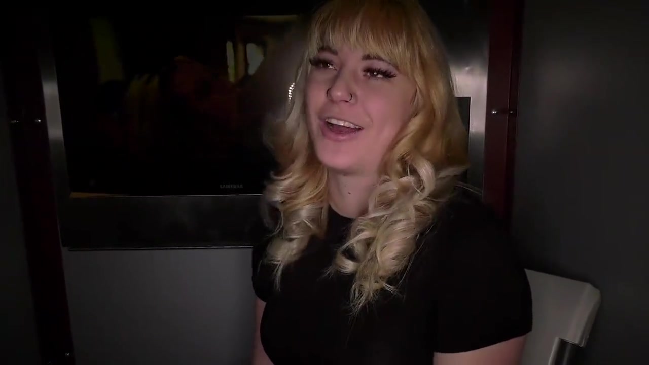 Cute Blonde Asian-Mix at Gloryhole