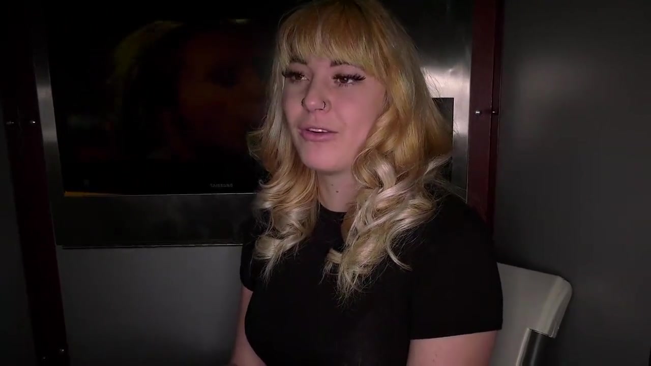 Cute Blonde Asian-Mix at Gloryhole