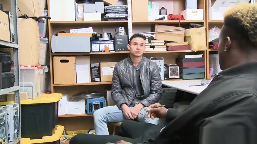 Young perp given a lesson by LP officer