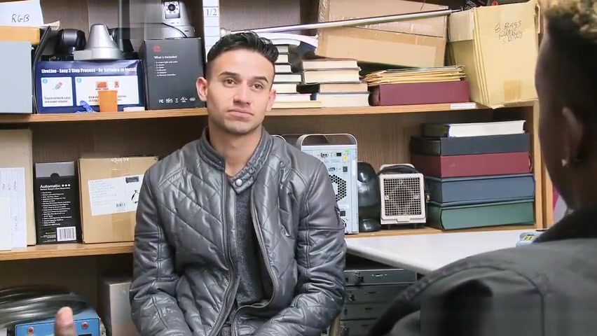 Young perp given a lesson by LP officer