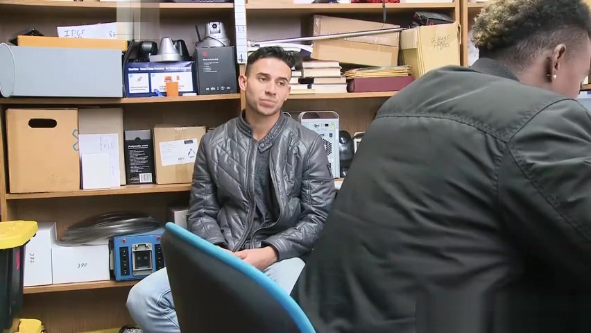 Young perp given a lesson by LP officer