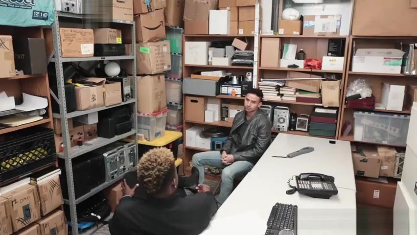Young perp given a lesson by LP officer