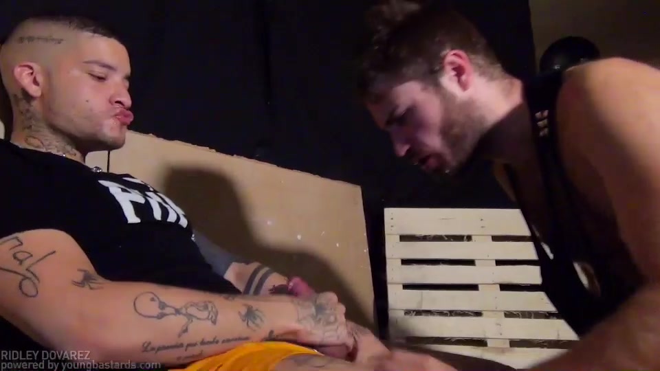Hairy gay slave craves some hot thug cum