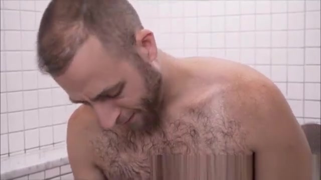 Bearded and Hairy Joel and a Twink raw fuck in the shower