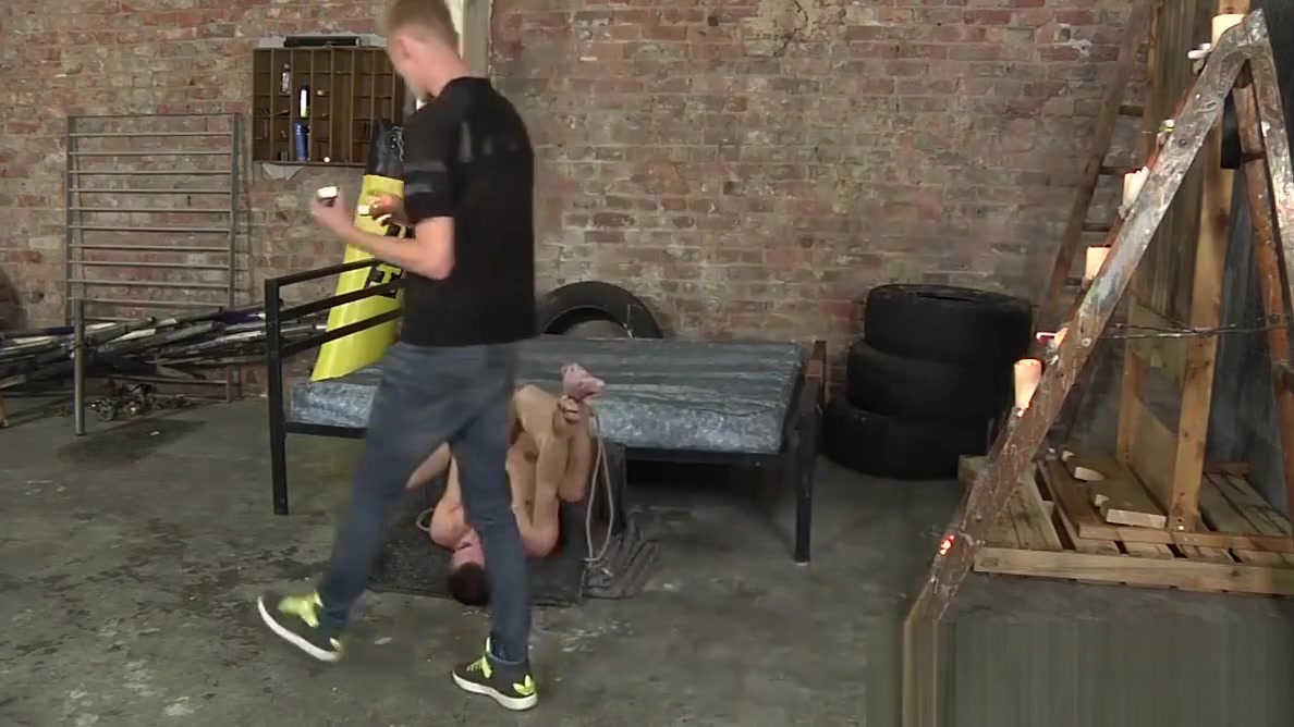 Two perverted freaks have kinky sex in one creepy dungeon