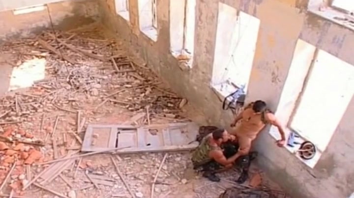 Military Hunk Hardcore Bareback Fuck