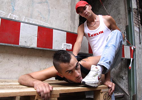 Scally fuck in ruins
