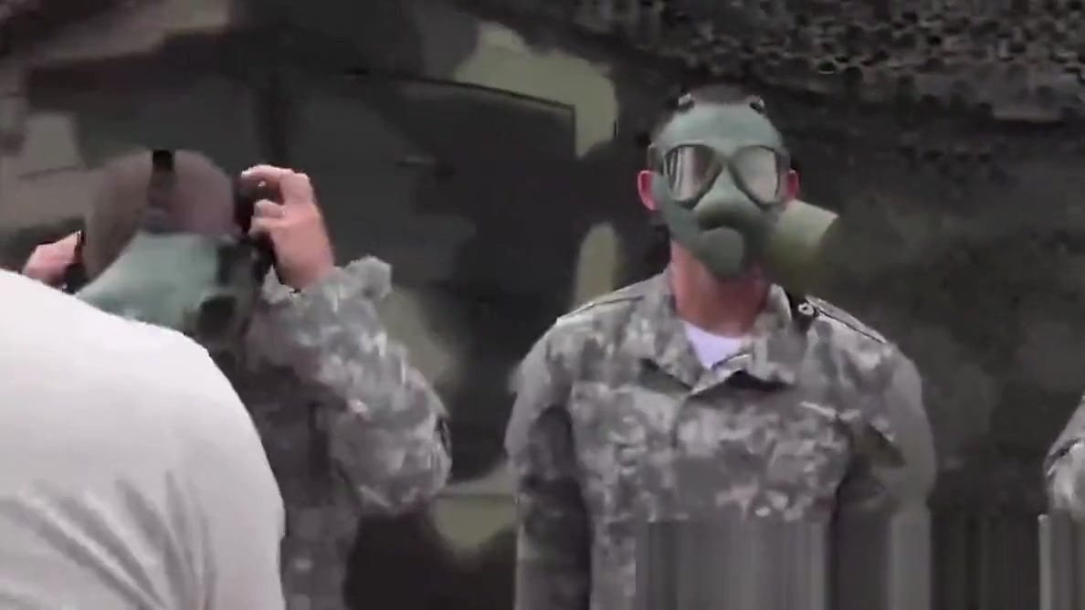 Hard anal sex in the army with four big dick soldiers