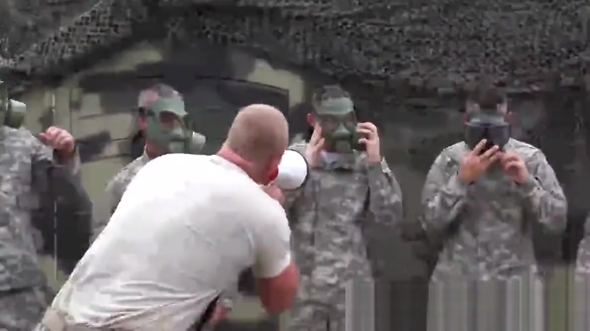 Hard anal sex in the army with four big dick soldiers