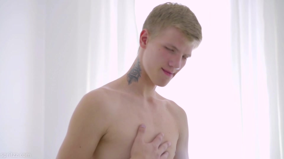 Russian twink Vadim has a long cock to rub