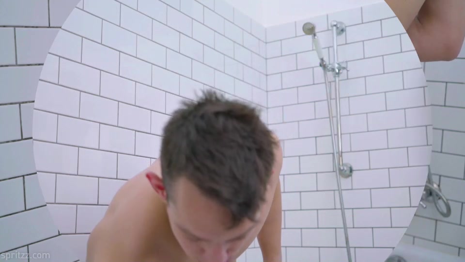 Hung and straight muscle jock Alexei strokes his big meat