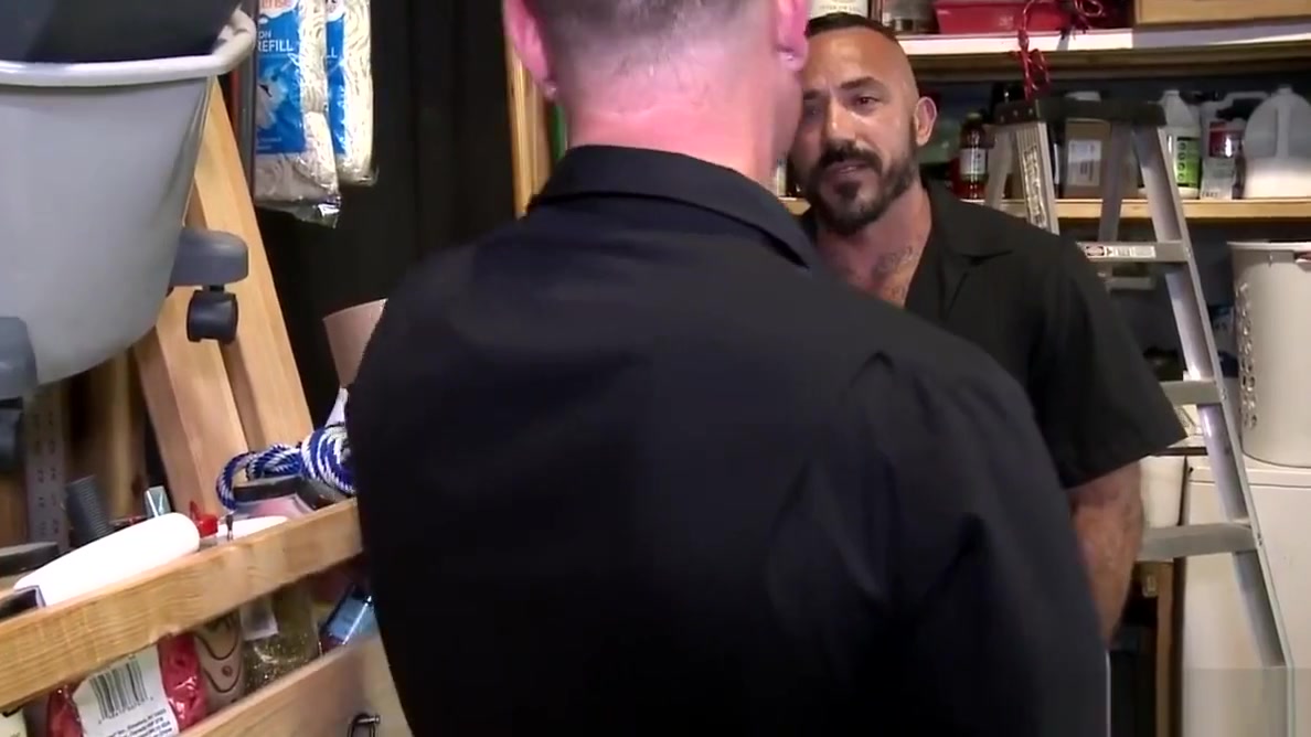 MenOver30 Muscle Step daddy gives it to Hung Employee