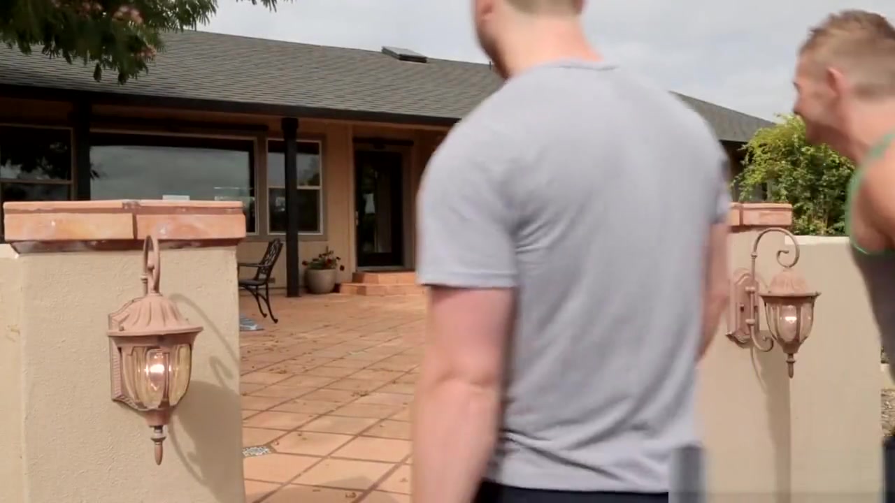 NextDoorBuddies Poolside Massage Threesome FUCK