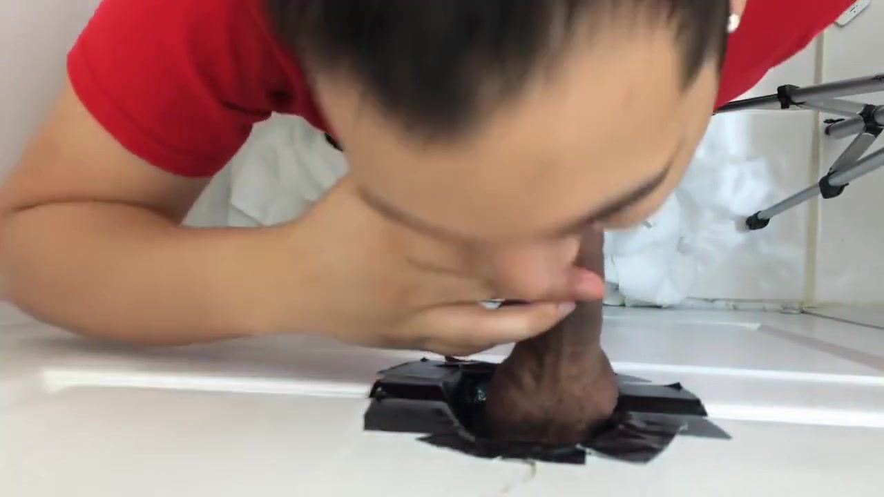 Tricked: Latino teen 18+ couldn't wait to stick his dick into a Gloryhole