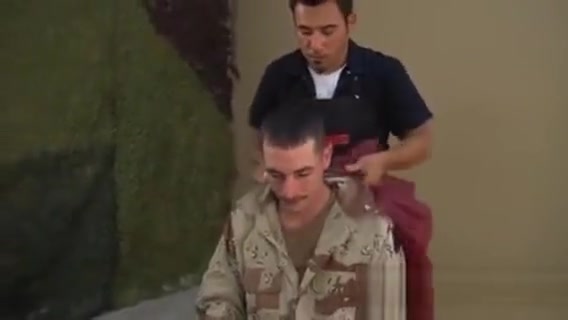 Military Stud Buzzed and Jerked