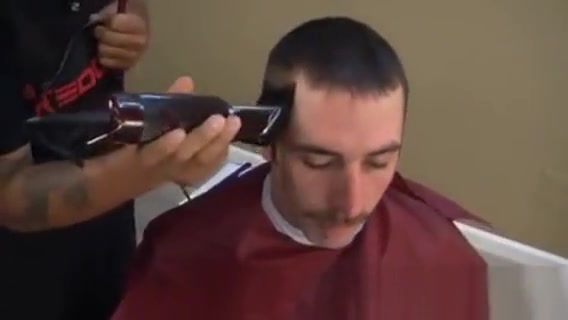 Military Stud Buzzed and Jerked