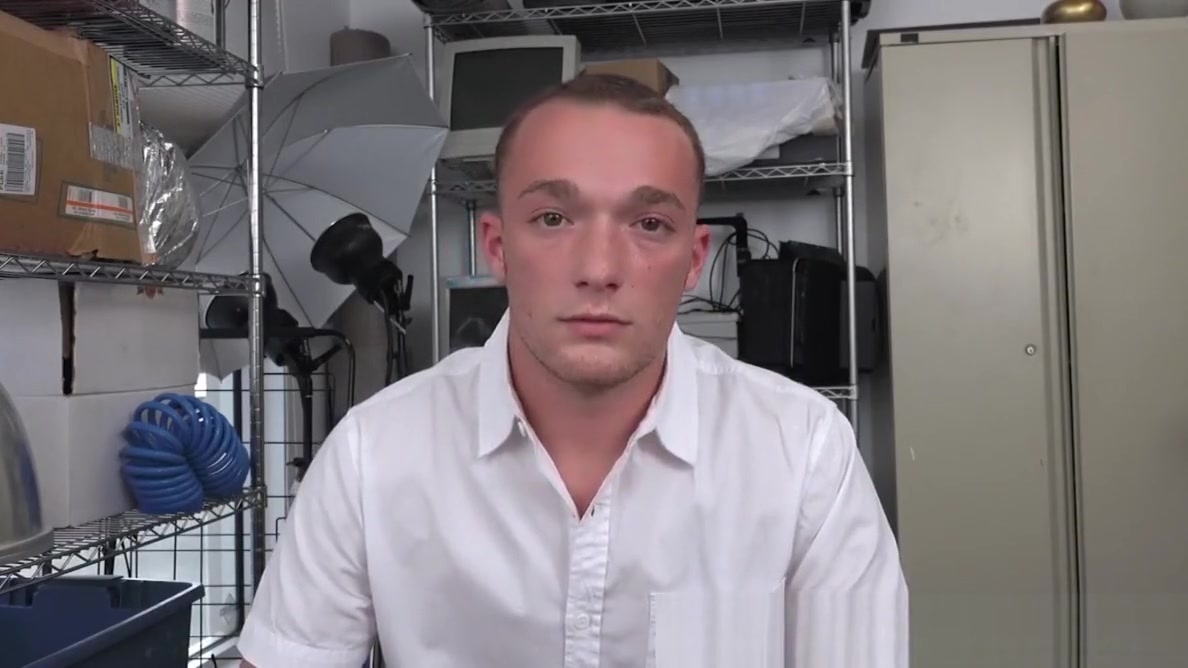 Young straighty ass slammed at the BBC office