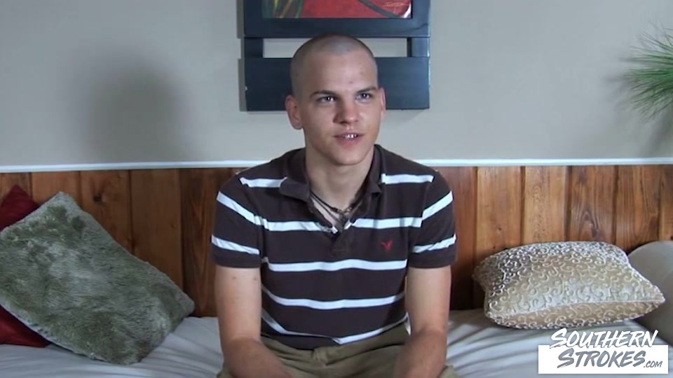 SOUTHERNSTROKES Buzz Haircut Amateur Masturbates Solo