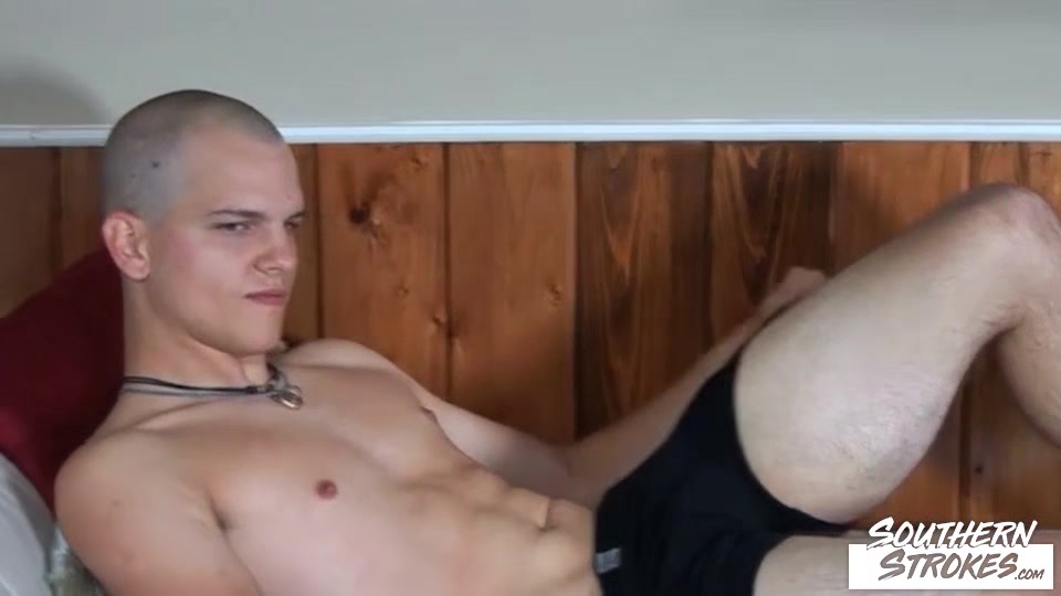 SOUTHERNSTROKES Buzz Haircut Amateur Masturbates Solo