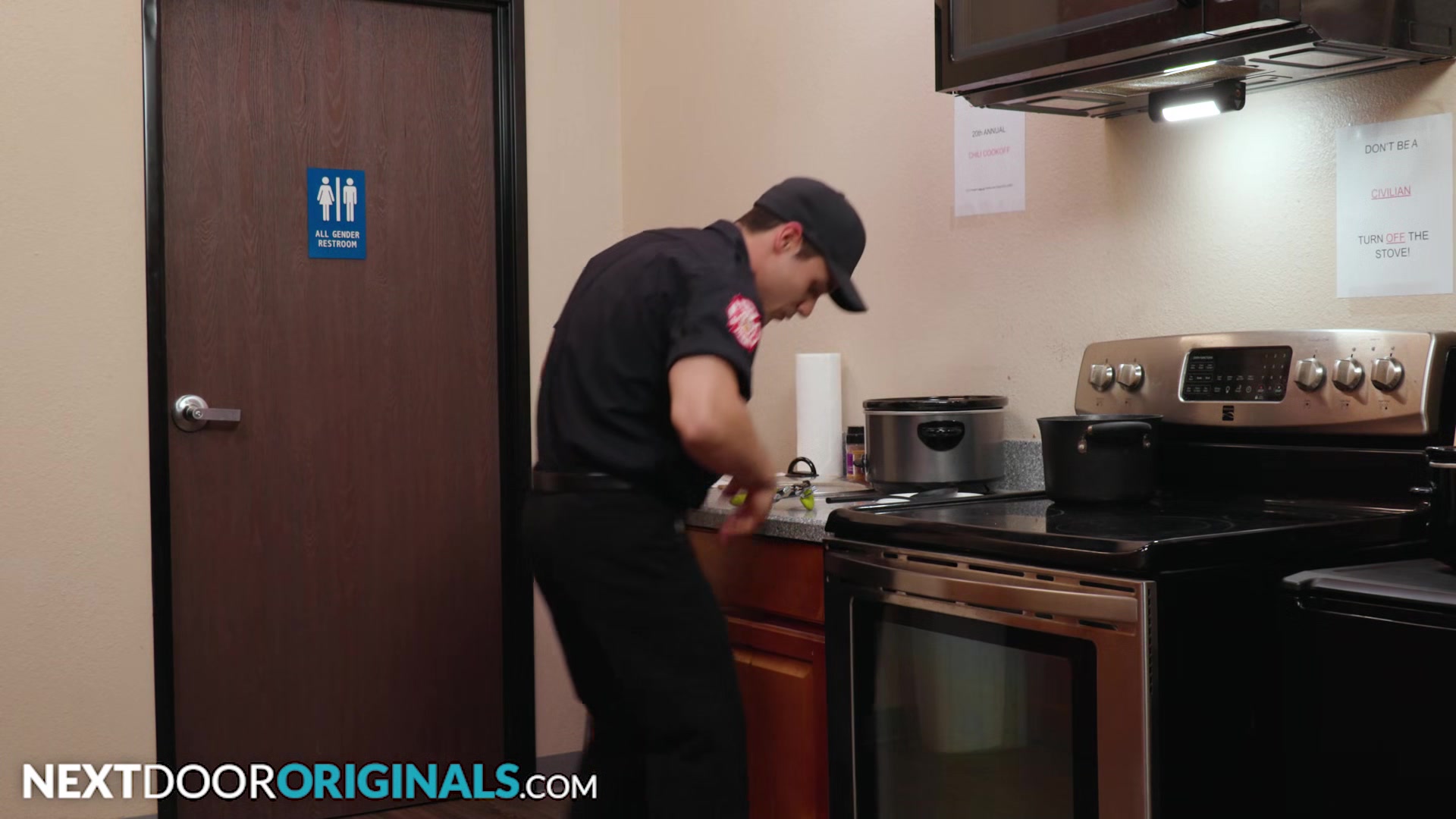 NDS - Hunk Firemen Flip Fuck On Kitchen Counter