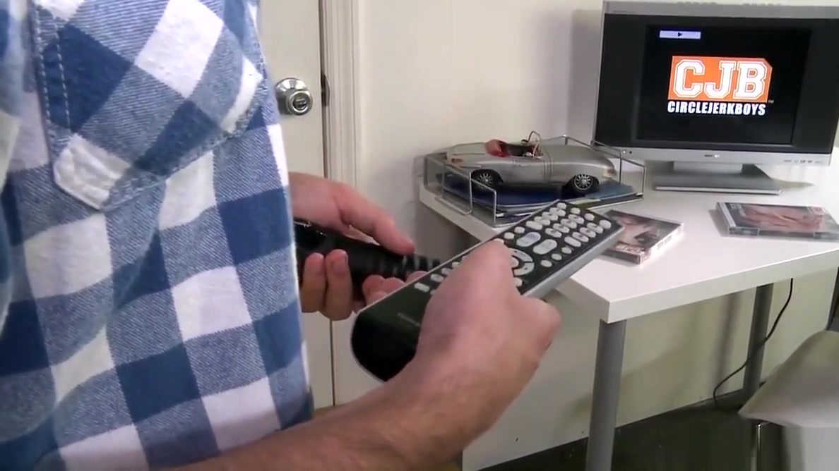 Cock Virgins Blake's First Dildo