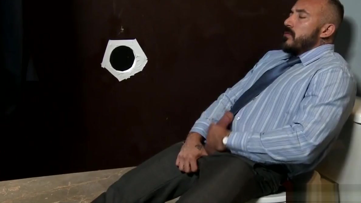 Men Over 30 Public Work Bathroom GloryHole