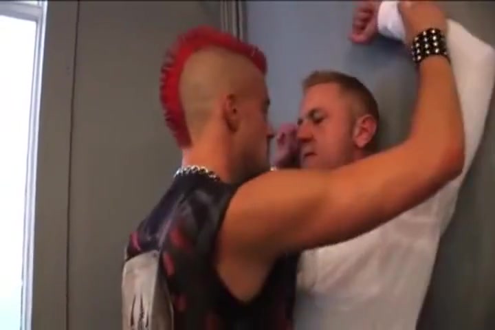 Mohawked Punk fucks office boy-slut
