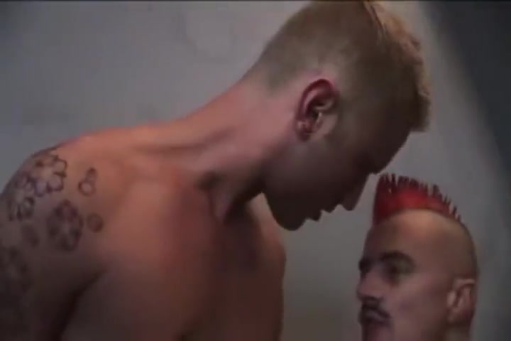 Mohawked Punk fucks office boy-slut