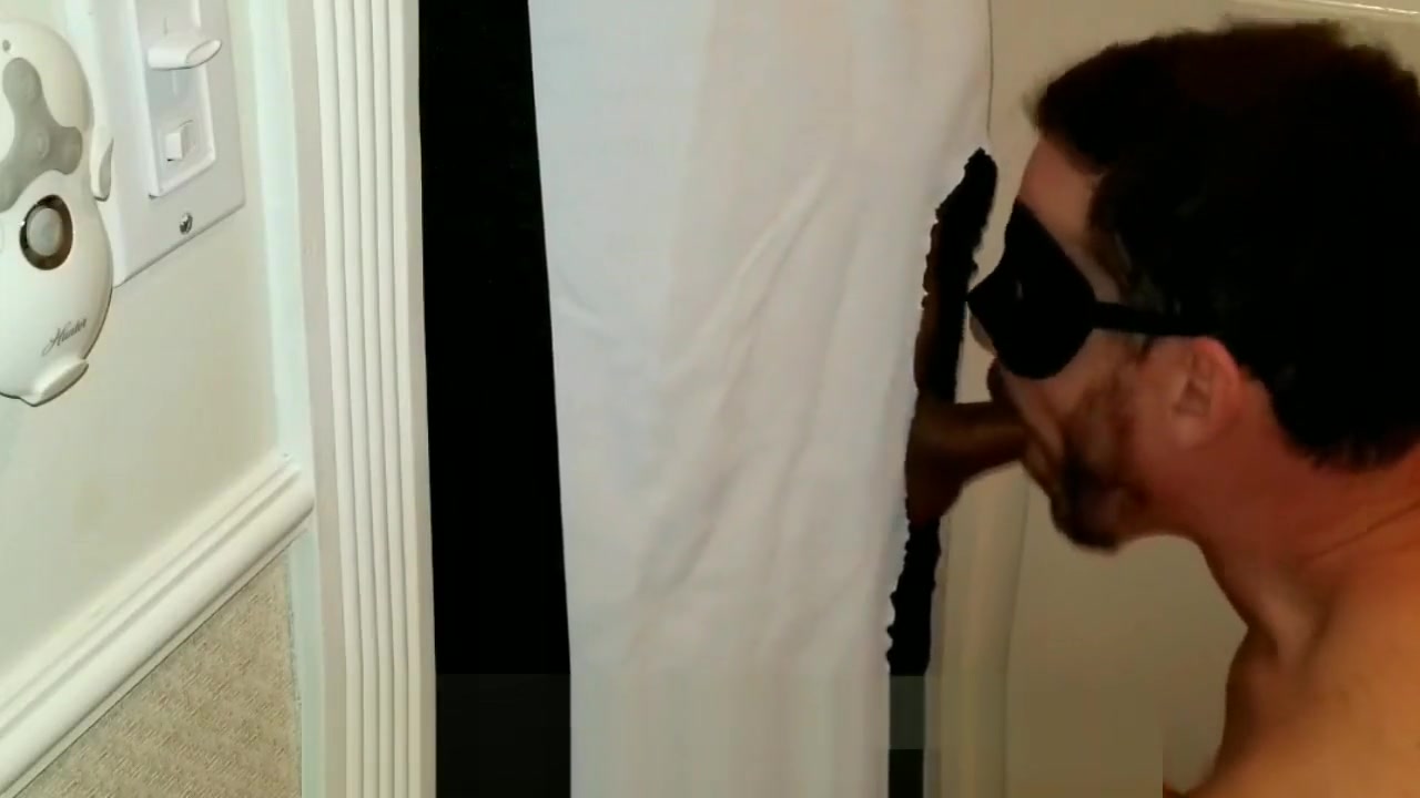 Hot French tourist visits my gloryhole for oral service
