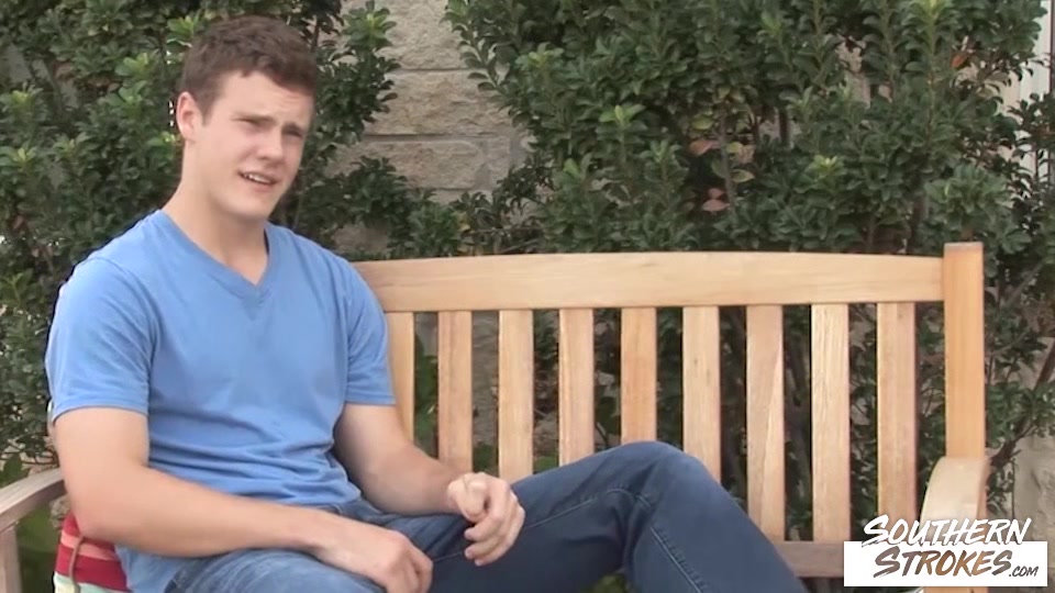 SOUTHERNSTROKES Amateur Ryan Saddle Masturbates Solo