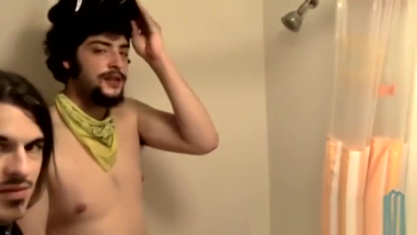Hairy male anal fist and penis fisting men