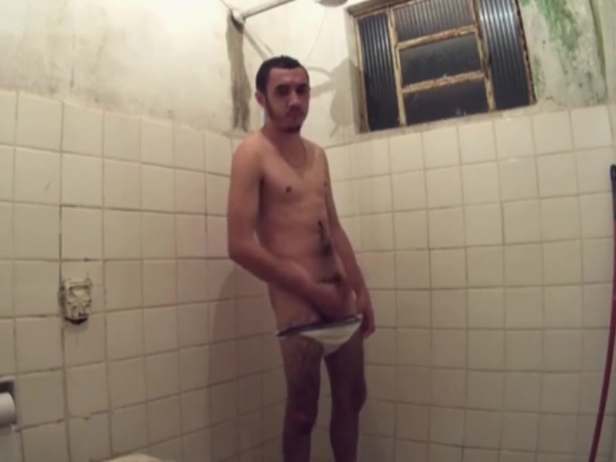 Joel Martin in the shower