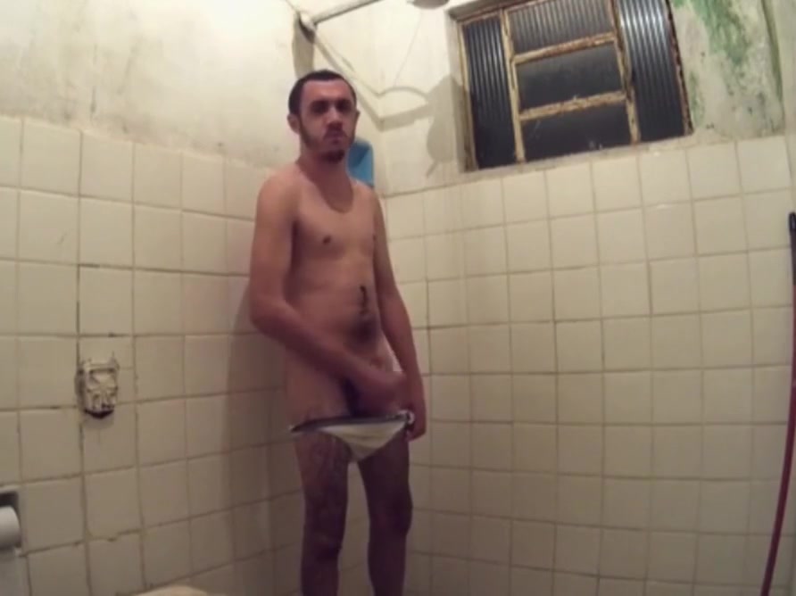 Joel Martin in the shower