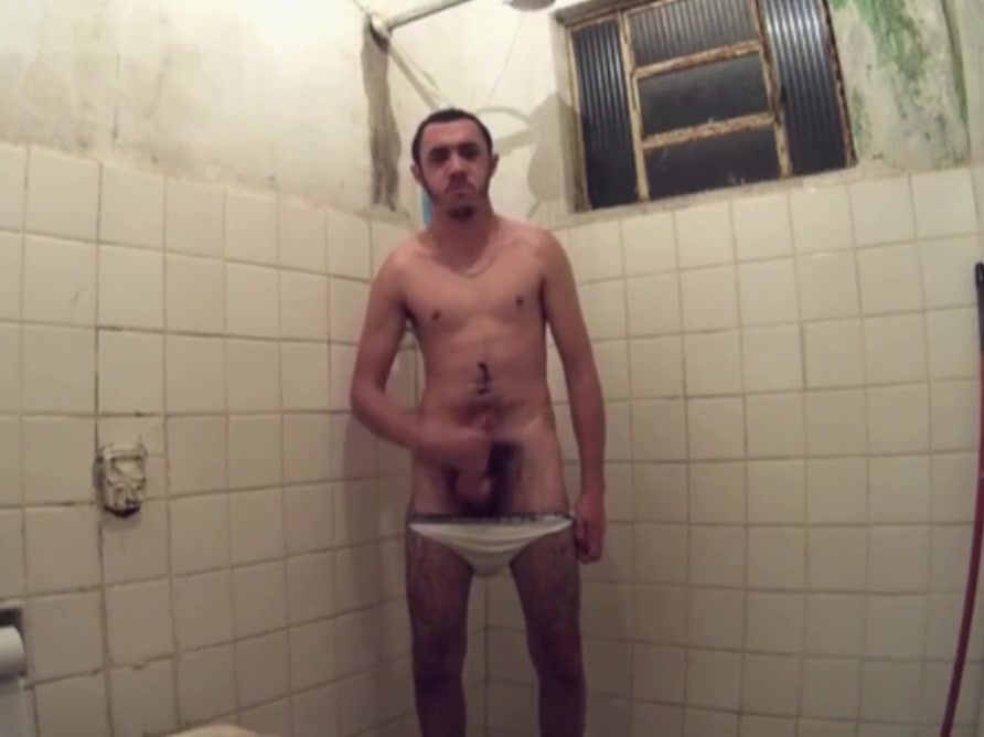 Joel Martin in the shower