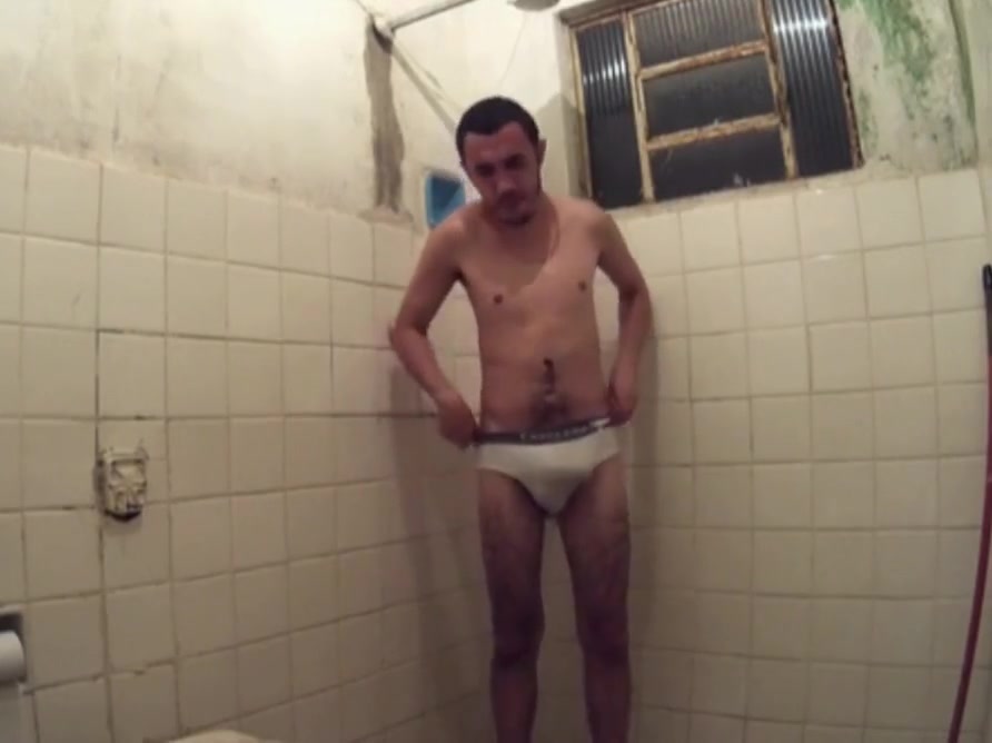 Joel Martin in the shower