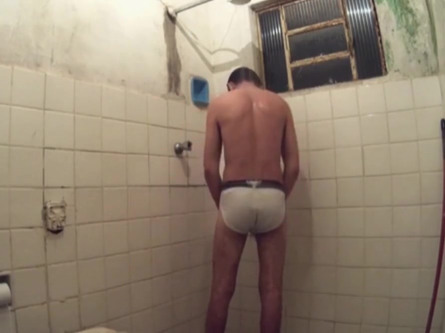 Joel Martin in the shower