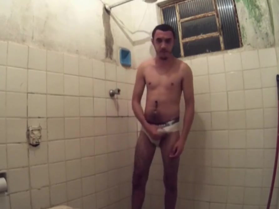 Joel Martin in the shower