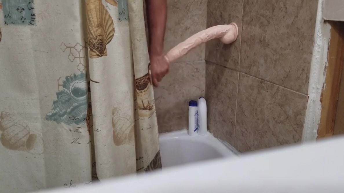 Dildo in the shower