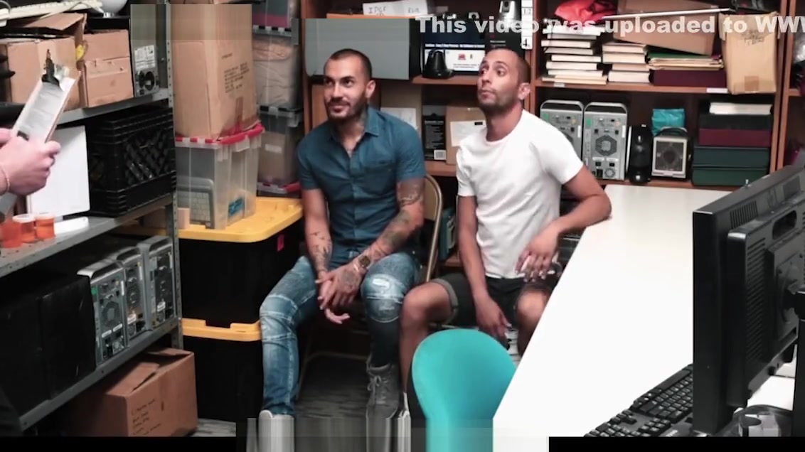 Two Hot Latino Pervs Gets Fucked Raw By Security Officer