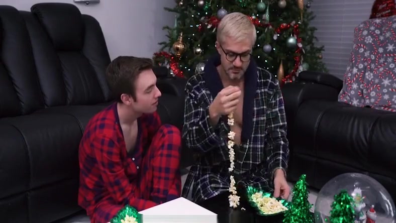 FamilyDick - Step daddy fucks his darling boy on Christmas Eve