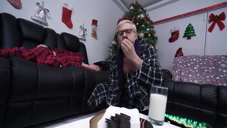 FamilyDick - Step daddy fucks his darling boy on Christmas Eve