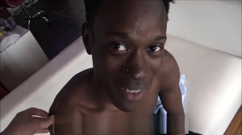 Straight Ebony Twink With Braces And From Jamaica Paid To Fuck Gay Filmmaker POV