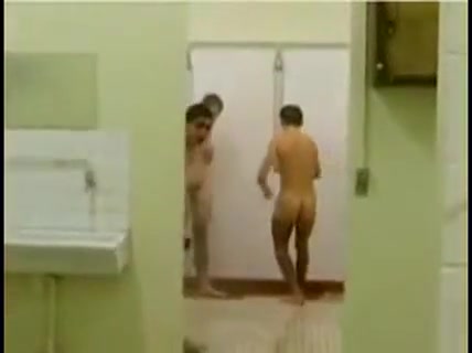 Boys In Shower And Locker Room
