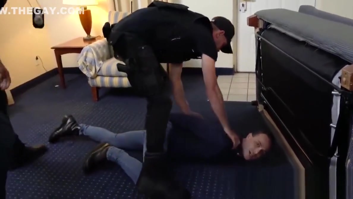 Hung police officer practices justice with his huge cock