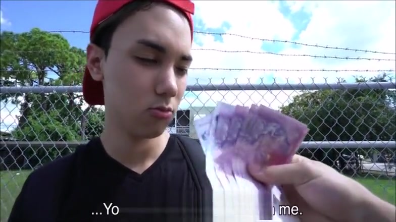 Amateur Virgin Latino Boy In Red Baseball Cap Paid To Fuck Stranger He Met On Streets POV