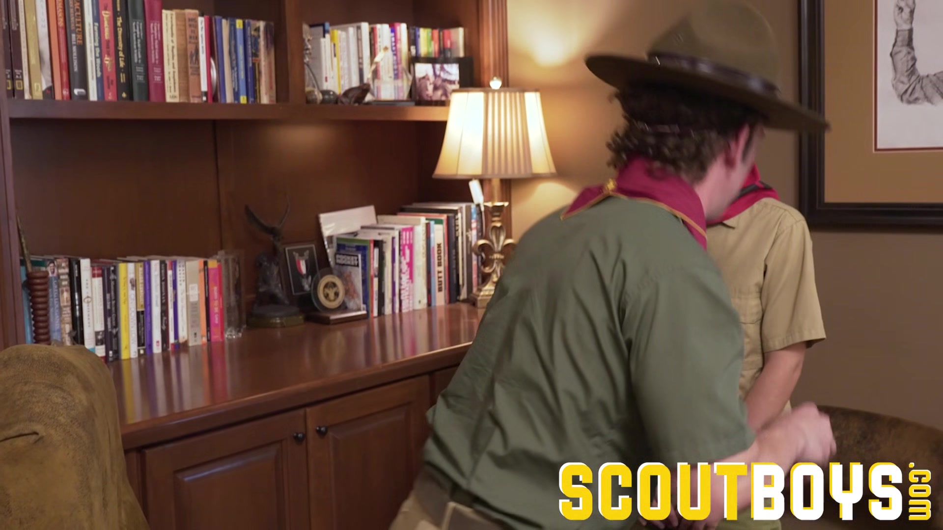 Hot chiseled Scoutmaster seduces fucks a smooth twink raw