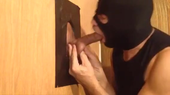 College student 18+ with a Big Black Cock at the Gloryhole
