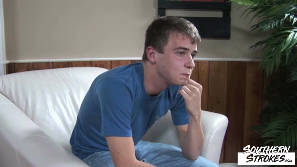 SOUTHERNSTROKES Amateur Ashton Rush Masturbates Cock Solo